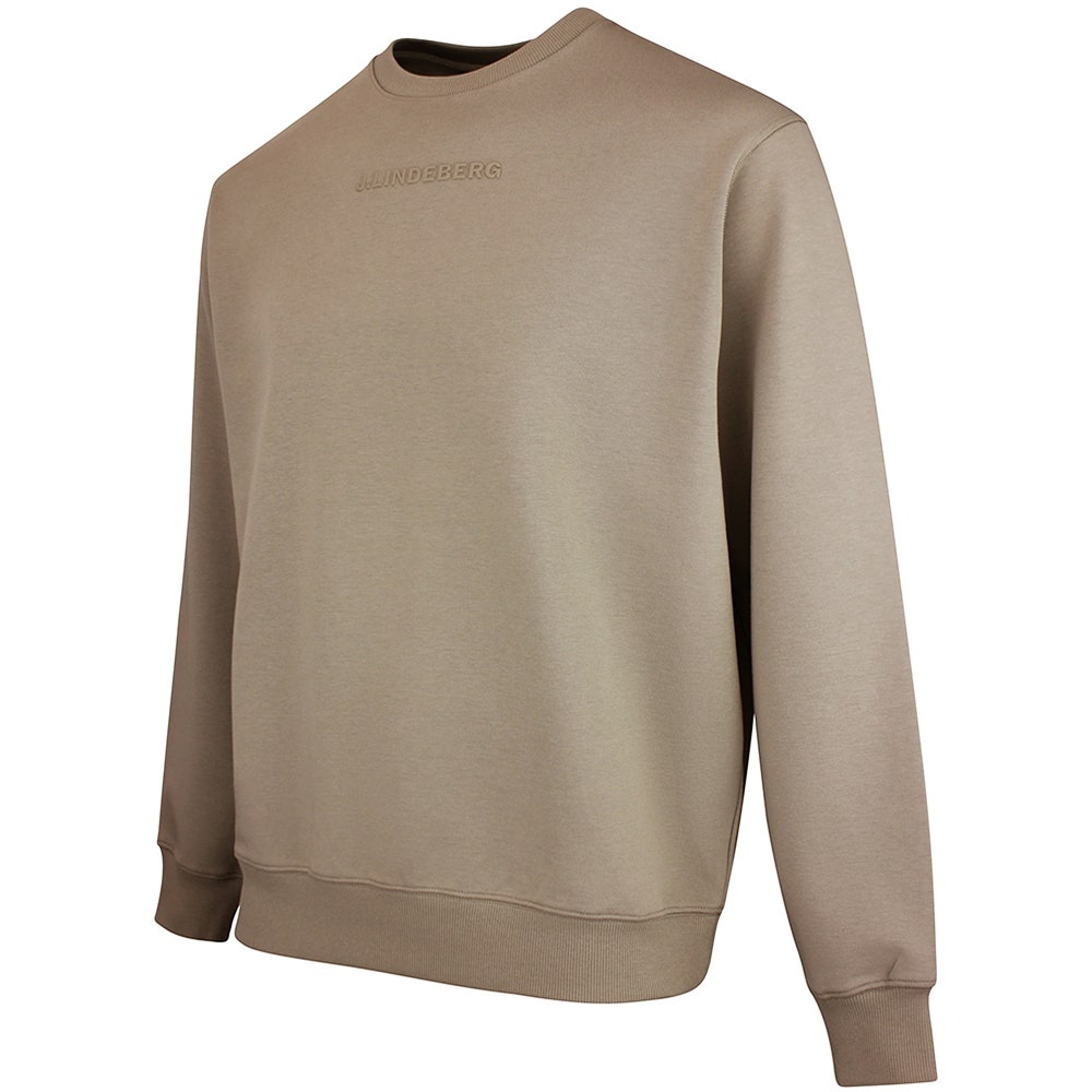 J.Lindeberg Golf Jumper - Club Crew Neck - Brindle SS26