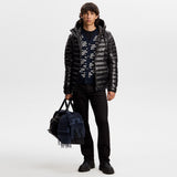 J.Lindeberg Golf Jumper - Denny Jacquard Cardigan - JL Navy AW26