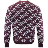 J.Lindeberg Golf Jumper - Denny Jacquard Cardigan - Winetasting AW26