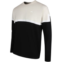 J.Lindeberg Golf Jumper - Emrik Knitted Crew - Black SS26