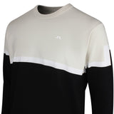 J.Lindeberg Golf Jumper - Emrik Knitted Crew - Black SS26
