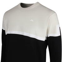 J.Lindeberg Golf Jumper - Emrik Knitted Crew - Black SS26