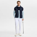 J.Lindeberg Golf Jumper - Emrik Knitted Crew - Forget-Me-Not SS26