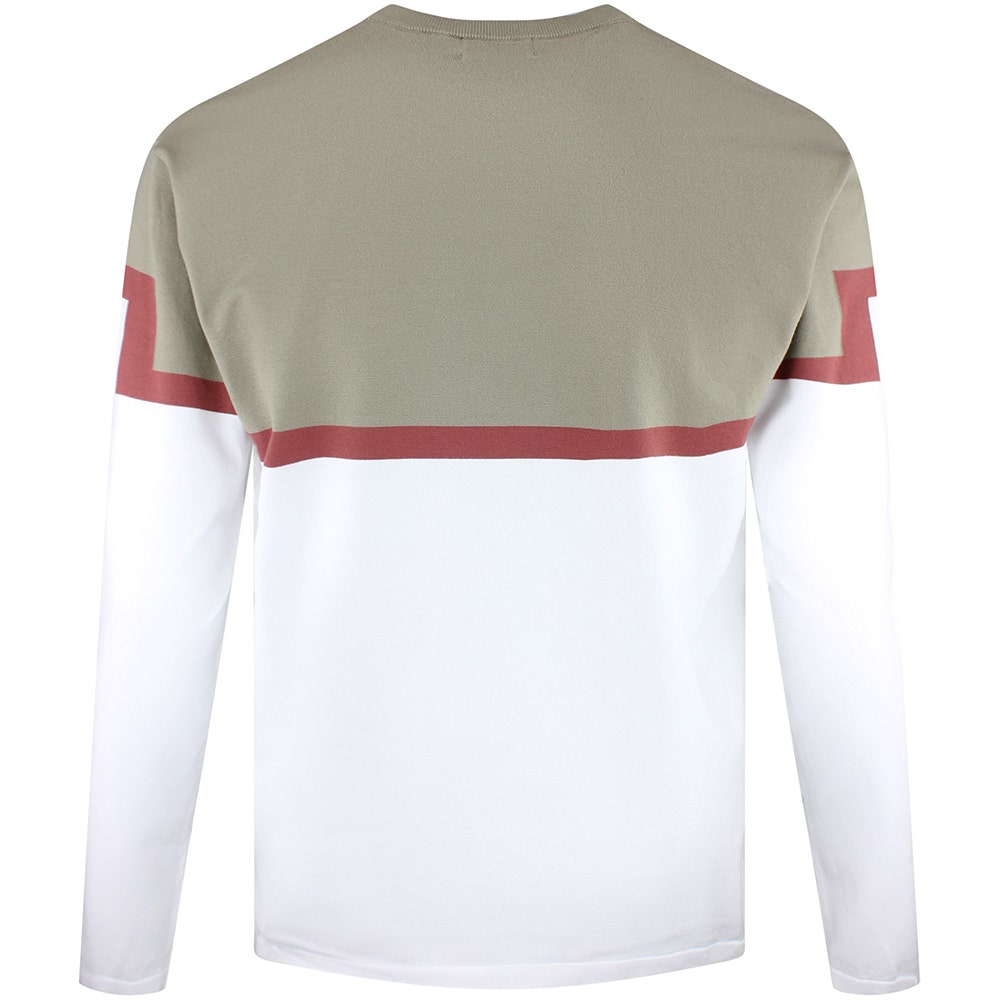 J.Lindeberg Golf Jumper - Emrik Knitted Crew - White SS26