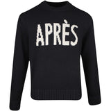 J.Lindeberg Golf Jumper - Fabian Après Golf Crew Neck - Black PS26