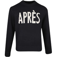 J.Lindeberg Golf Jumper - Fabian Après Golf Crew Neck - Black PS26