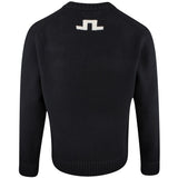 J.Lindeberg Golf Jumper - Fabian Après Golf Crew Neck - Black PS26