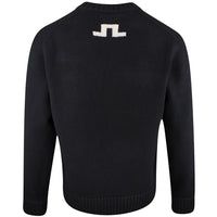 J.Lindeberg Golf Jumper - Fabian Après Golf Crew Neck - Black PS26