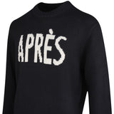 J.Lindeberg Golf Jumper - Fabian Après Golf Crew Neck - Black PS26
