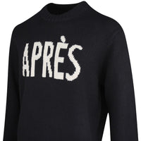 J.Lindeberg Golf Jumper - Fabian Après Golf Crew Neck - Black PS26