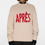 J.Lindeberg Golf Jumper - Fabian Après Golf Crew Neck - Moonbeam PS26