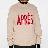 J.Lindeberg Golf Jumper - Fabian Après Golf Crew Neck - Moonbeam PS26