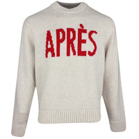 J.Lindeberg Golf Jumper - Fabian Après Golf Crew Neck - Moonbeam PS26