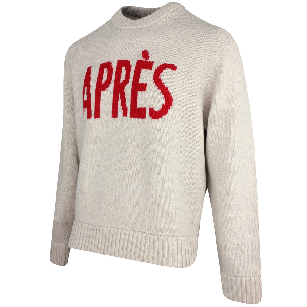 J.Lindeberg Golf Jumper - Fabian Après Golf Crew Neck - Moonbeam PS26