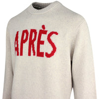 J.Lindeberg Golf Jumper - Fabian Après Golf Crew Neck - Moonbeam PS26