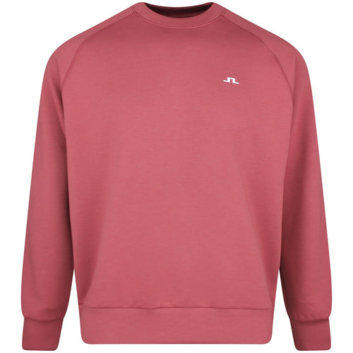 J.Lindeberg Golf Jumper - Finn Crew Neck - Apple Butter SS26