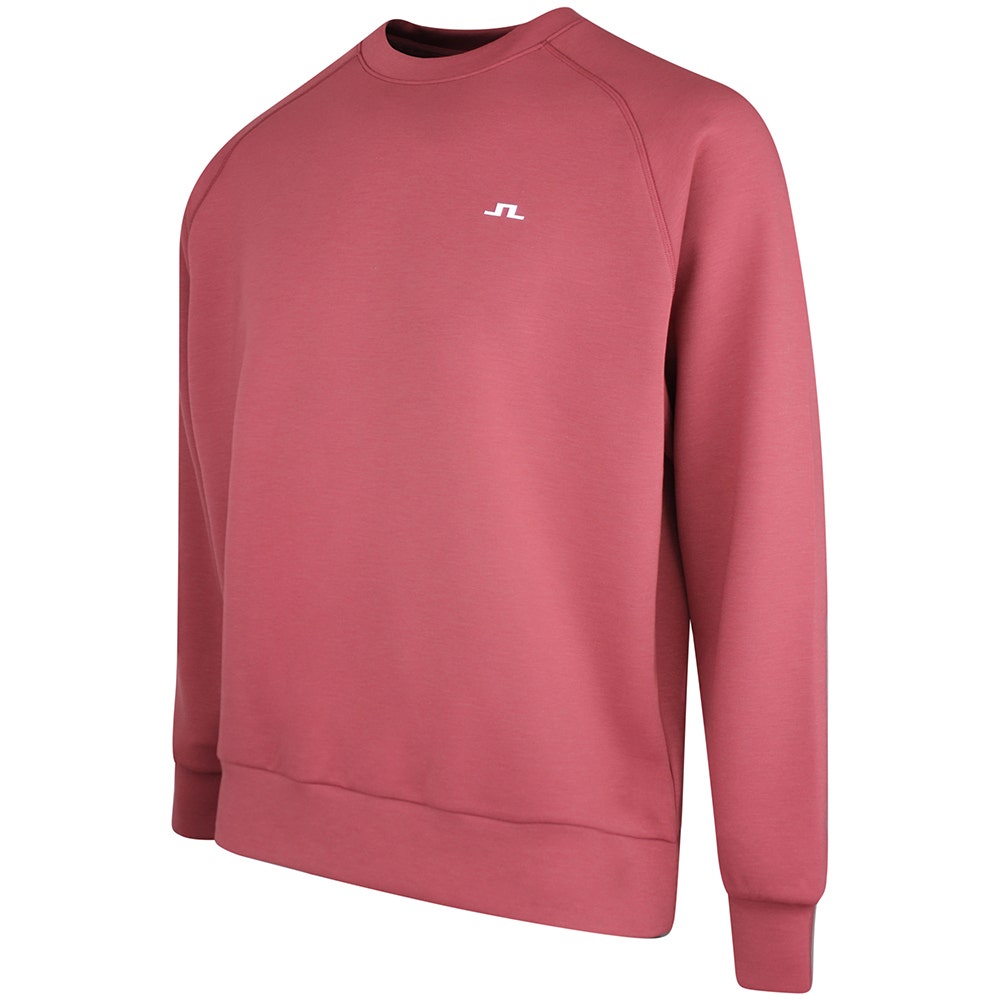 J.Lindeberg Golf Jumper - Finn Crew Neck - Apple Butter SS26