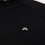 J.Lindeberg Golf Jumper - Finn Crew Neck - Black PS26