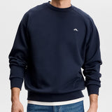 J.Lindeberg Golf Jumper - Finn Crew Neck - JL Navy SS26