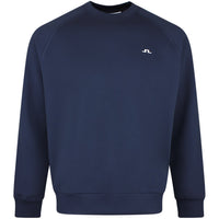 J.Lindeberg Golf Jumper - Finn Crew Neck - JL Navy SS26