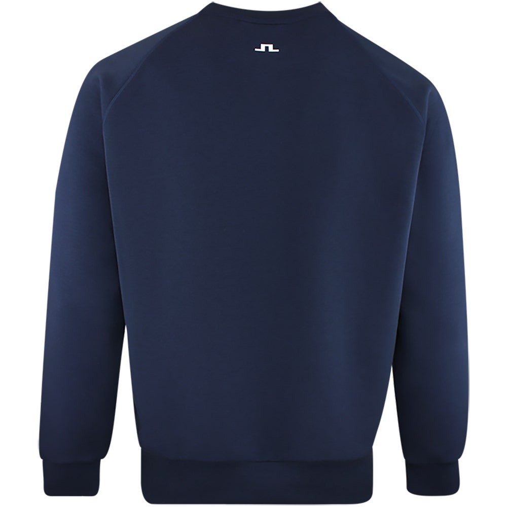 J.Lindeberg Golf Jumper - Finn Crew Neck - JL Navy SS26