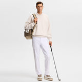 J.Lindeberg Golf Jumper - Finn Crew Neck - Moonbeam SS26