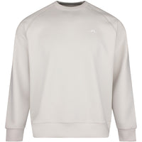 J.Lindeberg Golf Jumper - Finn Crew Neck - Moonbeam SS26