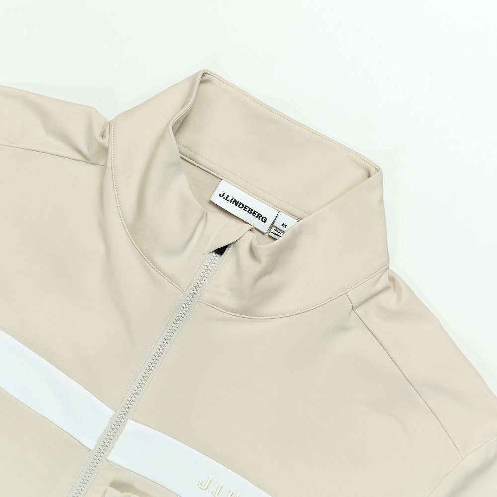 J.Lindeberg Golf Jumper - Finn Crew Neck - Moonbeam SS26