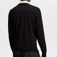 J.Lindeberg Golf Jumper - Henry Knitted Crew Neck - Black AW26