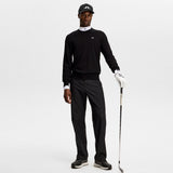 J.Lindeberg Golf Jumper - Henry Knitted Crew Neck - Black AW26