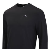 J.Lindeberg Golf Jumper - Henry Knitted Crew Neck - Black AW26