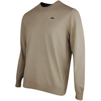 J.Lindeberg Golf Jumper - Henry Knitted Crew Neck - Brindle PS26