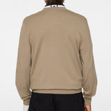 J.Lindeberg Golf Jumper - Henry Knitted Crew Neck - Brindle PS26
