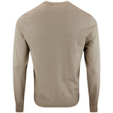 J.Lindeberg Golf Jumper - Henry Knitted Crew Neck - Brindle AW26