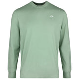 J.Lindeberg Golf Jumper - Henry Knitted Crew Neck - Hedge Green SS26