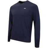J.Lindeberg Golf Jumper - Henry Knitted Crew Neck - JL Navy AW26