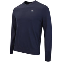 J.Lindeberg Golf Jumper - Henry Knitted Crew Neck - JL Navy AW26