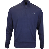 J.Lindeberg Golf Jumper - Jeffrey Windbreaker QZ - JL Navy AW24