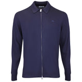 J.Lindeberg Golf Jumper - Kaleb Merino Cardigan - JL Navy SS26
