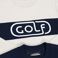 J.Lindeberg Golf Jumper - Kameron Crew Neck Sweater - Moonbeam AW24