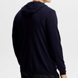 J.Lindeberg Golf Jumper - Karl Merino Hoodie - JL Navy AW26