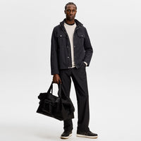 J.Lindeberg Golf Jumper - Keane Merino Crew Neck - Moonbeam Mel. AW26