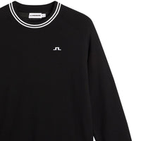 J.Lindeberg Golf Jumper - Kenny Windbreaker Knit - Black AW26