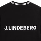 J.Lindeberg Golf Jumper - Kenny Windbreaker Knit - Black AW26