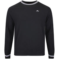 J.Lindeberg Golf Jumper - Kenny Windbreaker Knit - Black AW26
