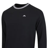 J.Lindeberg Golf Jumper - Kenny Windbreaker Knit - Black AW26