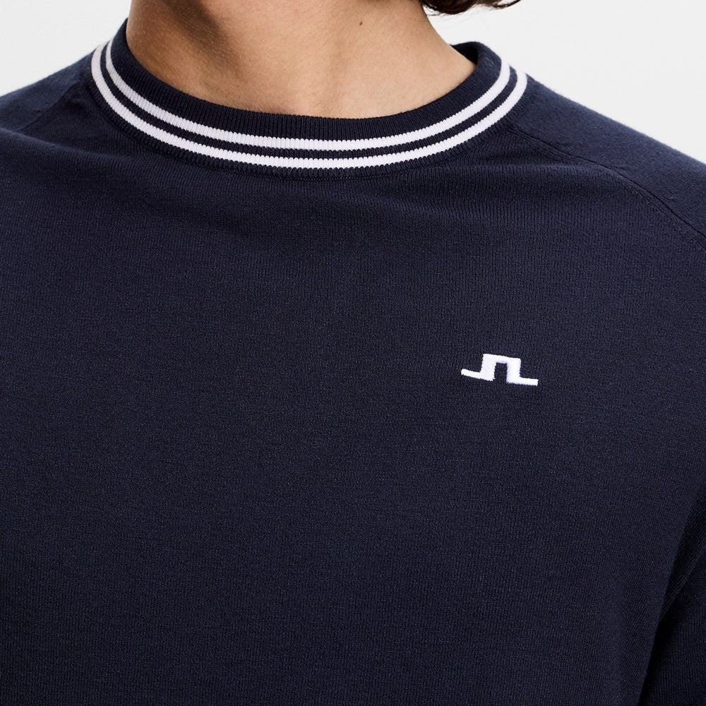 J.Lindeberg Golf Jumper - Kenny Windbreaker Knit - JL Navy AW26