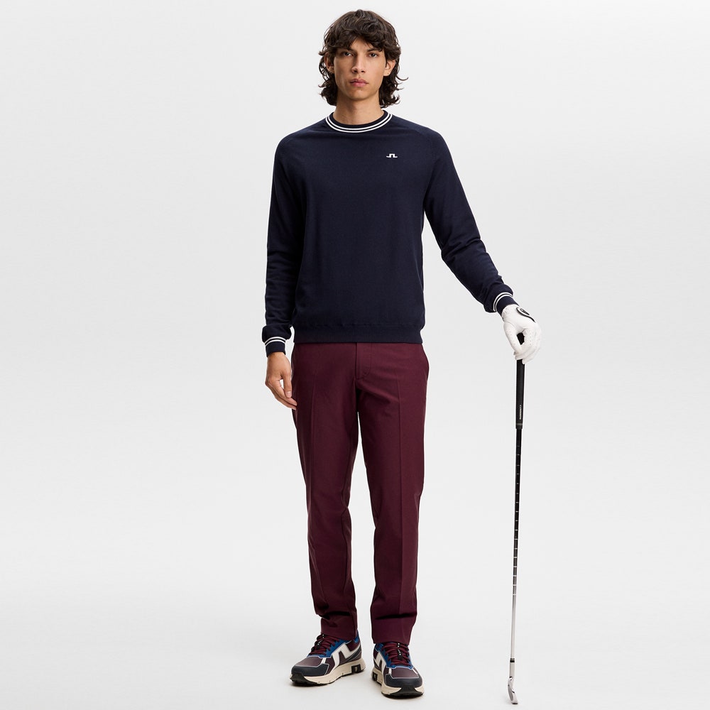 J.Lindeberg Golf Jumper - Kenny Windbreaker Knit - JL Navy AW26