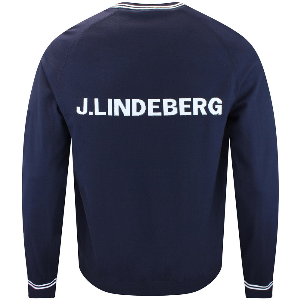 J.Lindeberg Golf Jumper - Kenny Windbreaker Knit - JL Navy AW26