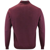 J.Lindeberg Golf Jumper - Kiyan Merino QZ - Winetasting AW26
